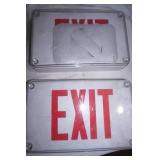 (2ct) NEW Commercial LED Exit Signs w/battery backup