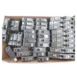 20A Circuit Breakers. Square D EDB14020; 20-amp single-pole