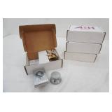 (4ct) NEW ABH 2100 Series recessed wall-mounted electromagnetic door holders