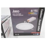 (3ct) NEW juno wafer downlight kit. 6"