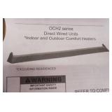 NEW Fostoria OCH2 Series Direct Wired Units. Indoor and Outdoor Comfort Heaters