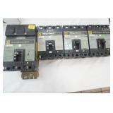 Square D Thermal-Magnetic Circuit Breaker, Molded Case, Adjustable Instantaneous Trip Circuit Breaker (industrial)