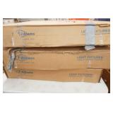 NEW (3ct) H.E. Williams Square Lighting Fixtures 2