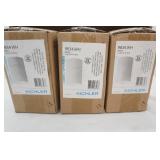 NEW (3ct) Kichler Flush Mount Indoor Ceiling Fixture. 9834WH 1-Light. 65W. BR30