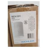 NEW (3ct) Kichler Flush Mount Indoor Ceiling Fixture. 9834WH 1-Light. 65W. BR30
