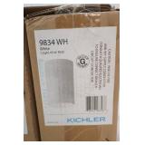 NEW (3ct) Kichler Flush Mount Indoor Ceiling Fixture. 9834WH 1-Light. 65W. BR30