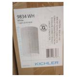 NEW (3ct) Kichler Flush Mount Indoor Ceiling Fixture. 9834WH 1-Light. 65W. BR30