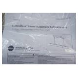 (2ct) NEW GE Lumination Linear Suspended LED Luminaire