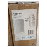 NEW (3ct) Kichler Flush Mount Indoor Ceiling Fixture. 9834WH 1-Light. 65W. BR30