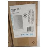 NEW (3ct) Kichler Flush Mount Indoor Ceiling Fixture. 9834WH 1-Light. 65W. BR30