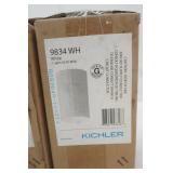 NEW (3ct) Kichler Flush Mount Indoor Ceiling Fixture. 9834WH 1-Light. 65W. BR30