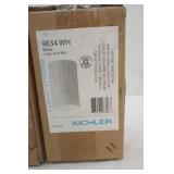 NEW (3ct) Kichler Flush Mount Indoor Ceiling Fixture. 9834WH 1-Light. 65W. BR30