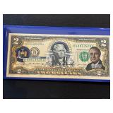 2013 Franklin Roosevelt $2 Dollar Federal Reserve Note