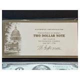 2003 Green Seal $2 Dollar Note Uncirculated