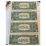 1957 Blue Seal $1 Dollar Silver Certificates
