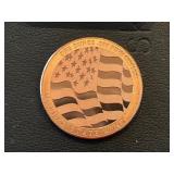 1 Ounce .999 Fine Copper Round