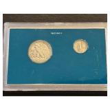 Silver Half Dollar and Dime