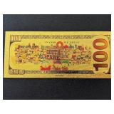 24K Gold Foil $100 Dollar Note Cartman South Park
