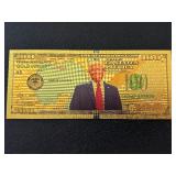 24K Gold Foil $100 Dollar Note Gulf of America