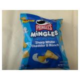 6x 2ox pkgs Pringle Mingles-Sharp White Cheddar & Ranch