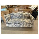 Hide A Bed Loveseat-Upholstry Beautiful Conditon- Small imperfection on arm. See Photos
