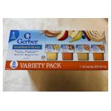 3x 8-8oz 2pks Gerber Breakfast & Dinner Baby Food 3/31/2026