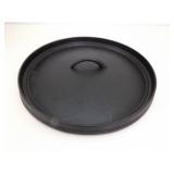 Vintage Cast Iron 12" Lidded and Footed Campfire Dutch Oven