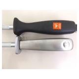 Lot of 19 WÜSTHOF Knives (3 sets), 3 WÜSTHOF Sharpeners and 2 WÜSTHOF Wood Block Holders