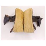 2 Collectible Miniature Leather Saddles (**Display Stand NOT included**)