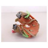 2 Collectible Miniature Leather Saddles (**Display Stand NOT included**)