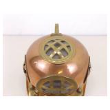 Novelty Copper and Brass 6.5" Desktop Divers Helmet