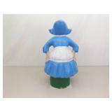 2 SOLID Concrete 21" Holland/Denmark Boy and Girl Garden Statues