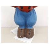 2 SOLID Concrete 21" Holland/Denmark Boy and Girl Garden Statues