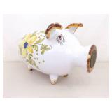 2 LARGE Porcelain Piggy Banks