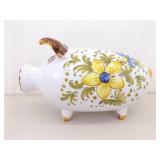 2 LARGE Porcelain Piggy Banks