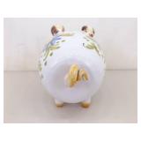 2 LARGE Porcelain Piggy Banks