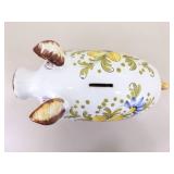2 LARGE Porcelain Piggy Banks