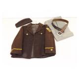 Lot of Vintage Mens Hawaiian Shirts, Gas Station Attendant Coat, etc.