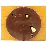 WORKING Mid Century Seth Thomas Wood Alarm Clock