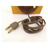 WORKING Mid Century Seth Thomas Wood Alarm Clock