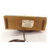 WORKING Mid Century Seth Thomas Wood Alarm Clock