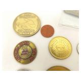 Lot of Misc Silver etc. US etc. Coins and Tokens