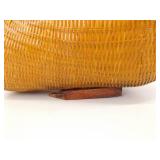 13" Vintage Hand Woven Goose Basket