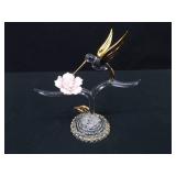 Lot of Vintage Glass Hummingbird etc. Figurines