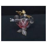 Lot of Vintage Glass Hummingbird etc. Figurines