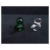 Lot of Vintage Glass Hummingbird etc. Figurines