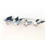 Lot of Vintage Feathered Bird Ornaments