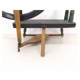 Antique Wood Spinning Wheel