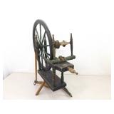 Antique Wood Spinning Wheel