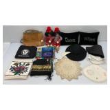 Group Of Misc. Vintage Hats And Textiles